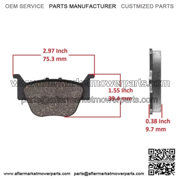 For Honda Rincon 680 Front Rear Brake Pad TRX680FA FA5 TRX680FGA 4x4 2006-2023 (For: Honda) - Image 3