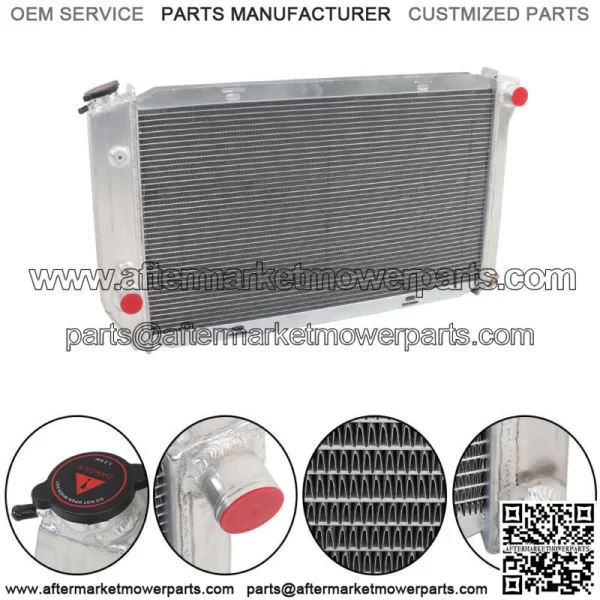 3 ROW Aluminum Radiator FOR 1972-1979 Ford Thunderbird/Torino Mongeto Ranchero
