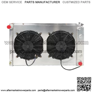 For Chevy 1970-81 Camaro/ 1978-87 Monte Carlo 3 Row Aluminum Radiator+Shroud Fan