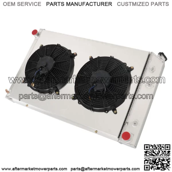 For 1973-1987 GMC Chevy C/K C10 C20 C30 K10/20 Truck CC716 3 Rows Radiator&Fan - Image 5