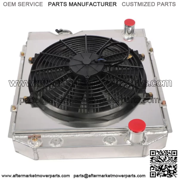 For 63-66 Ford Mustang Falcon Mercury  3 Row Aluminum Core Radiator+Fan Shroud - Image 5
