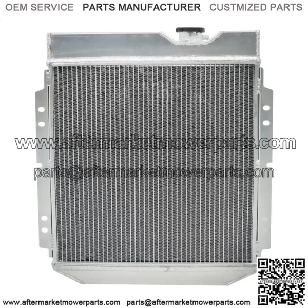Aluminum Radiator 3 Row+Shroud Fan Relay For Ford 1960-65 Falcon/1965-66 Mustang - Image 5
