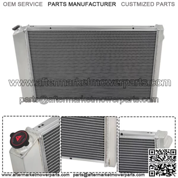 For 73-87 Chevy Truck 73-1991 Blazer 19 x 28-1/4"-Core 3-ROW Aluminum Radiator