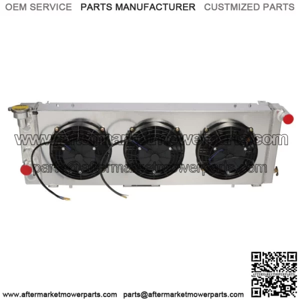 For 1992-2001 Jeep Cherokee XJ/Comanche Radiator +Shroud Fan Relay Kit Aluminum - Image 4
