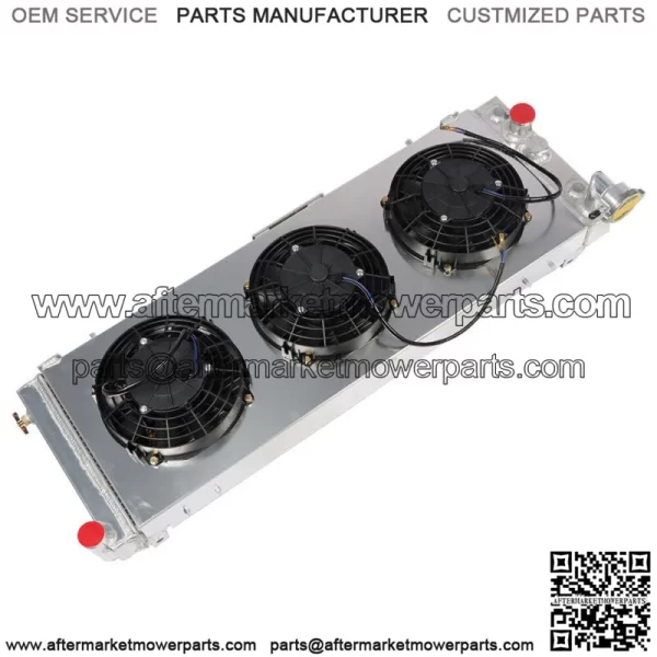 For 1992-2001 Jeep Cherokee XJ/Comanche Radiator +Shroud Fan Relay Kit Aluminum - Image 5