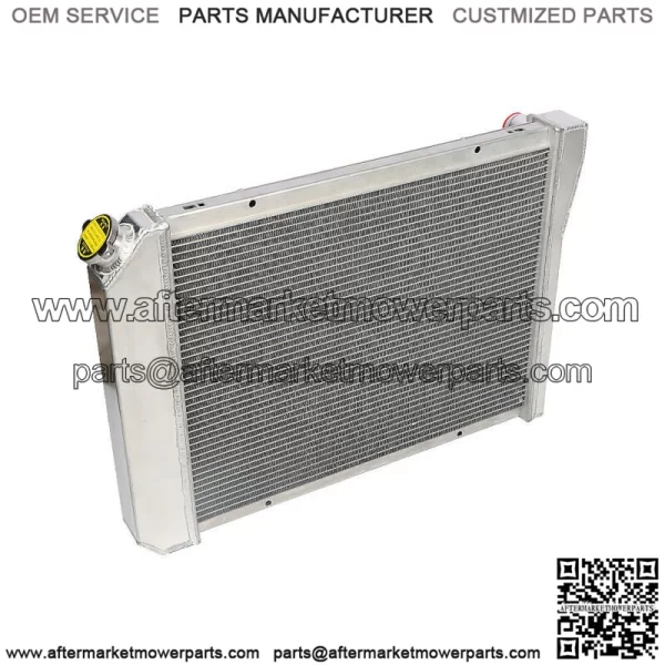 3 Row Radiator+Shroud Fan Kit For 68-74 Chevy Nova 70-81 Camaro 75-87 El Camino - Image 5