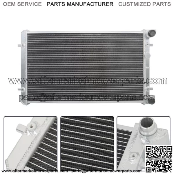 2ROW Aluminum Radiator For 1999-2005 VW VAG Golf Jetta MK4 Audi TT 1J0121253AD