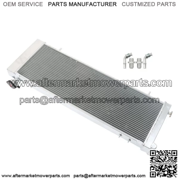 3 Row Aluminum Radiator For 1991-2001 Jeep Cherokee XJ Comanche 2.5L 4.0L AT/MT