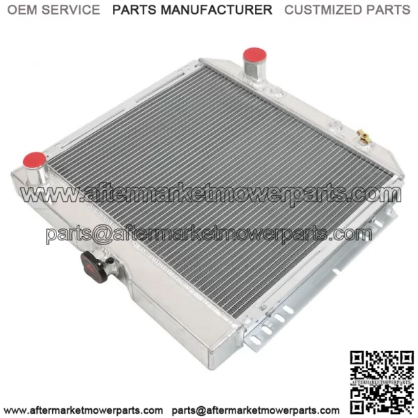 For 1963-1970 Fairlane Falcon Galaxie V8 Full Aluminum Core Racing 3Row Radiator