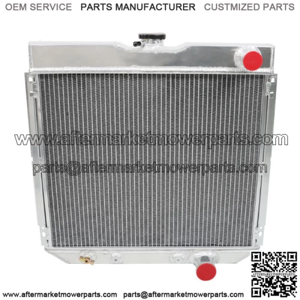For 1963-1970 Fairlane Falcon Galaxie V8 Full Aluminum Core Racing 3Row Radiator - Image 2