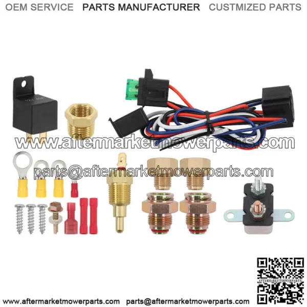 3Row Radiator+Shroud Fan Kit For 1988-1999 Chevy Truck GMC C/K C1500 C2500 C3500 - Image 2
