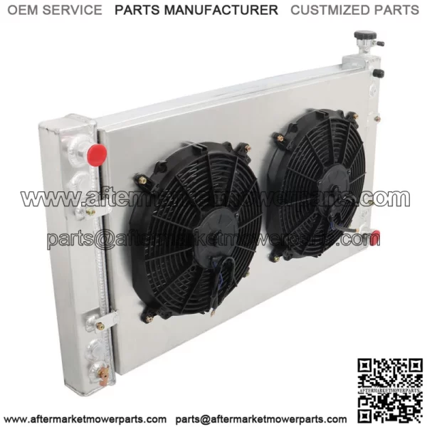 3Row Radiator+Shroud Fan Kit For 1988-1999 Chevy Truck GMC C/K C1500 C2500 C3500 - Image 3