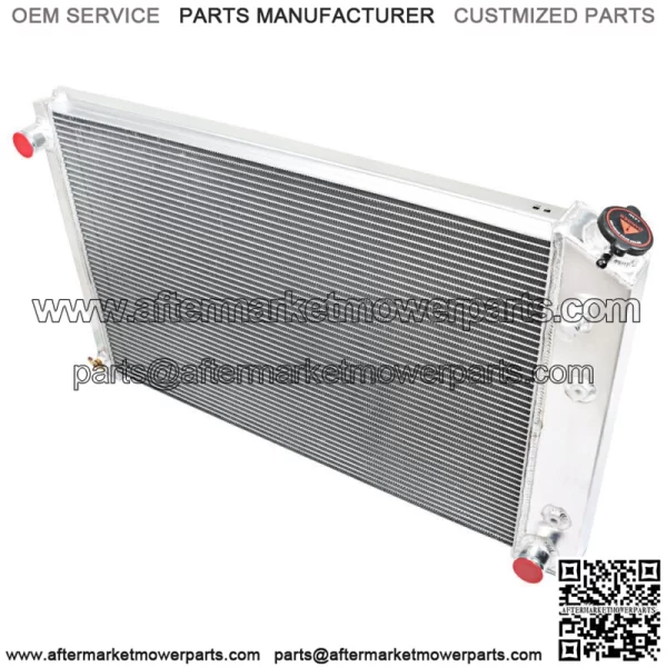 4-ROW Aluminum Radiator For 1973-87 Chevy Truck 73-1991 Blazer 19 x 28-1/4"-Core - Image 4
