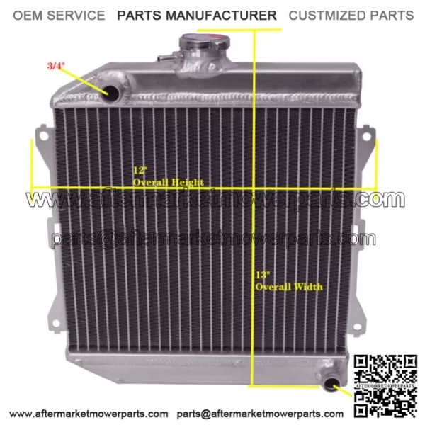 Radiator For 2014-2020 TRX420 Rancher TRX500 Foreman&2020 TRX520 Fourtrax (For: Honda) - Image 2