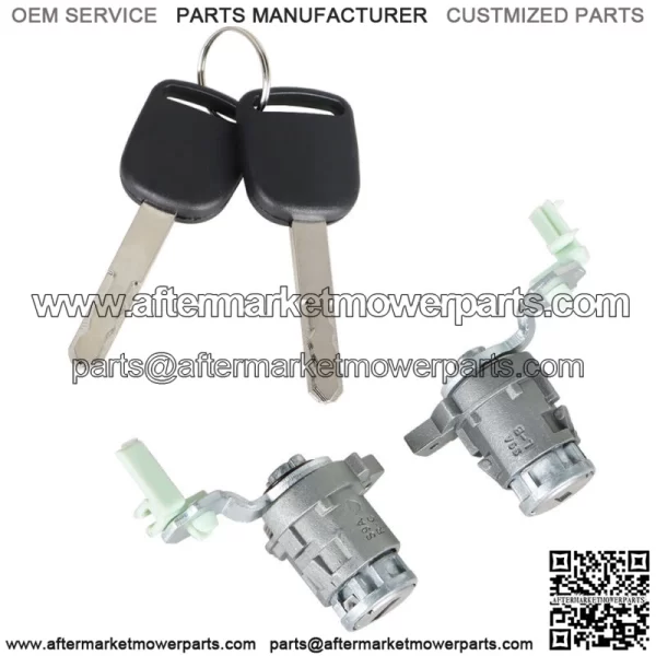 For Honda Civic 2001 2002-2005 W/2 Key Left & Right Door Lock Cylinder - Image 3