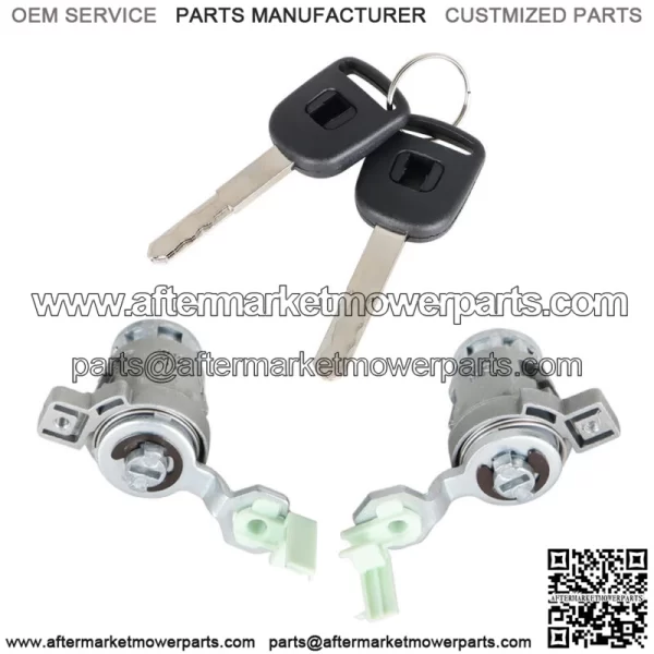 For Honda Civic 2001 2002-2005 W/2 Key Left & Right Door Lock Cylinder - Image 4