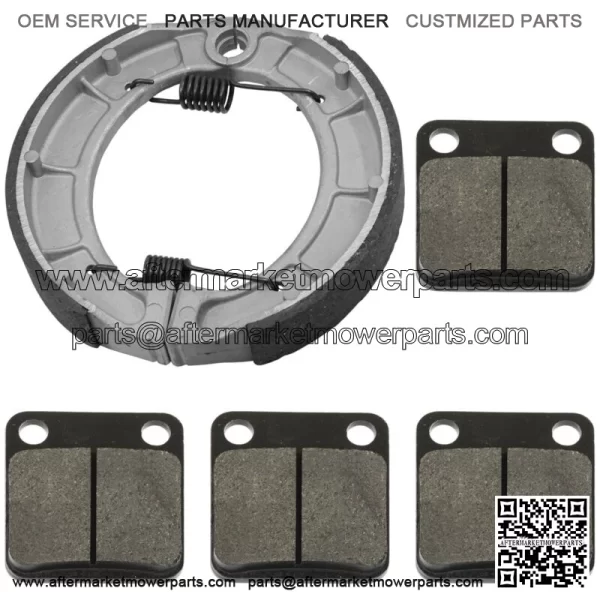 for Yamaha Bear Tracker 250 YFM250 2000-2004 Front & Rear Brake Pads Shoes