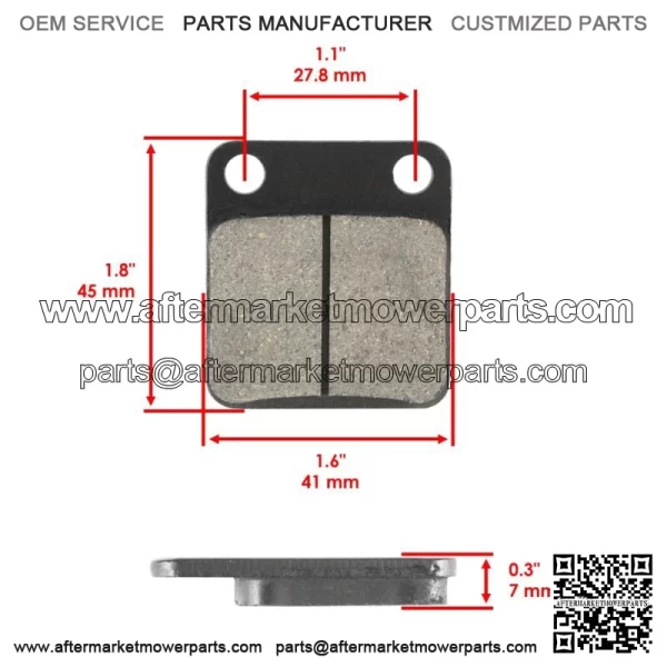 for Yamaha Bear Tracker 250 YFM250 2000-2004 Front & Rear Brake Pads Shoes - Image 3