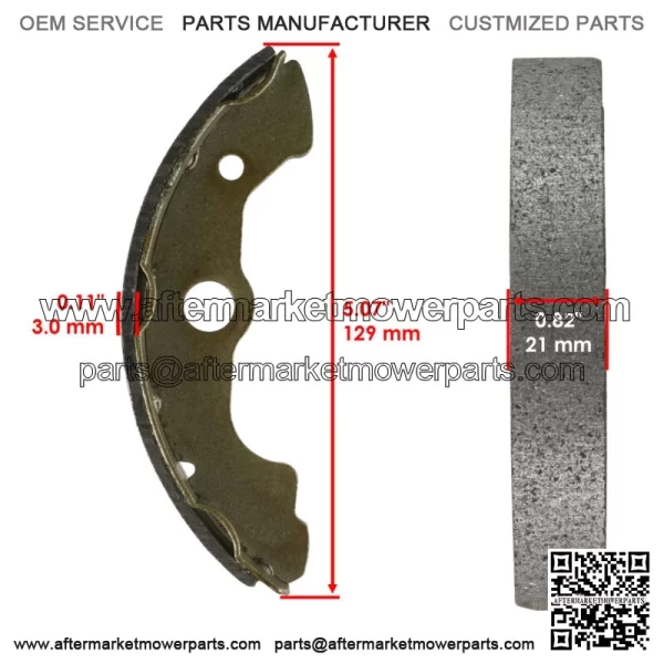 Front & Rear Brake Shoes for Honda TRX400FW Fourtrax Foreman 400 4X4 1995-2003 - Image 2