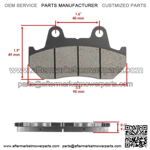for Honda VT1100C Shadow 1100 1987-1992 1993 Front & Rear Brake Pads Shoes - Image 3
