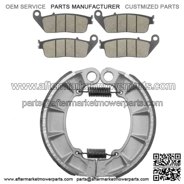 Front Brake Pads & Rear Brake Shoes for Honda VF750C VF750C2 Magna 750 97-03