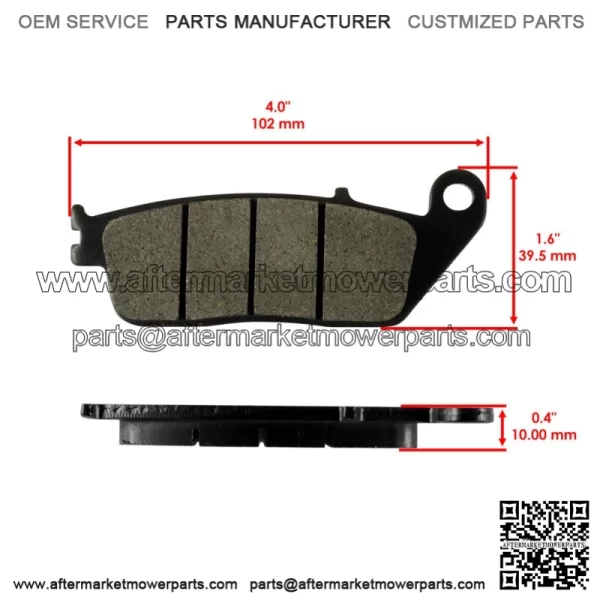 Front Brake Pads & Rear Brake Shoes for Honda VT600C Shadow 600 VLX 1994-2003 - Image 3