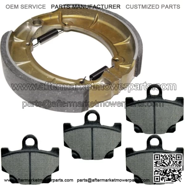 Front Brake Pads & Rear Shoes for Yamaha XJ750 XJ750D XJ750M Maxim 750 1981-83
