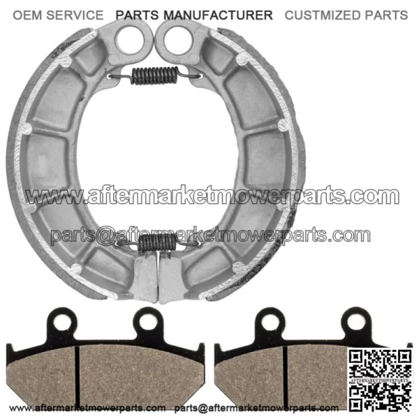 Front Brake Pads & Rear Brake Shoes for Honda VT600C Shadow 600 VLX 1988-1992