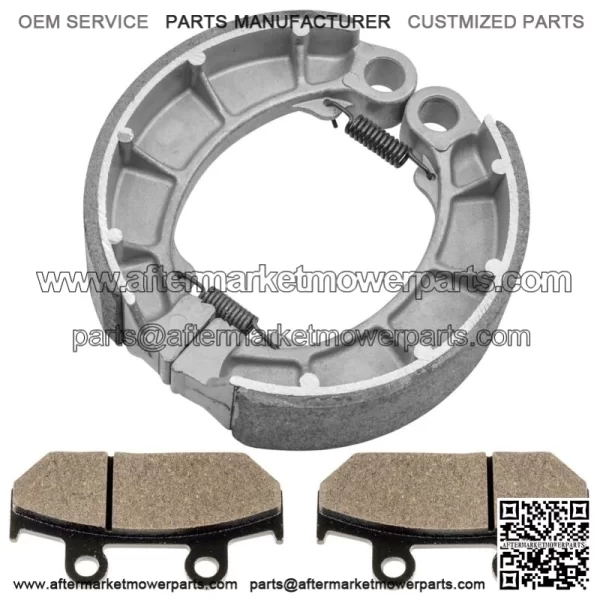 Front Brake Pads & Rear Brake Shoes for Honda VT600C Shadow 600 VLX 1988-1992 - Image 4