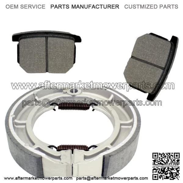 for Suzuki GR650 GR650X Temper 1983 84 1985 Front Brake Pads & Rear Brake Shoes