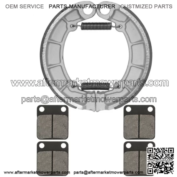 Front & Rear Brake Pads Shoes for Kawasaki KVF400 Prairie 400 1998 99 00 01 02
