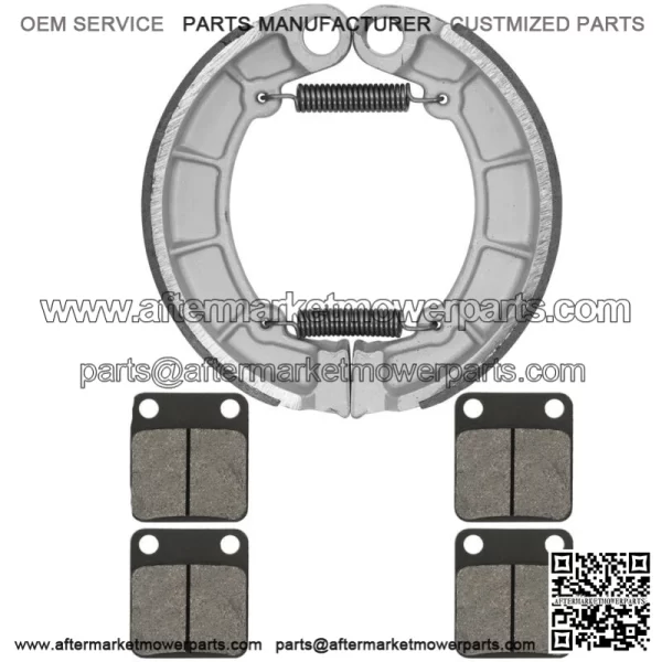 Front Brake Pads & Rear Shoes for Kawasaki KVF400 Prairie 400 1998 99 00 01 02