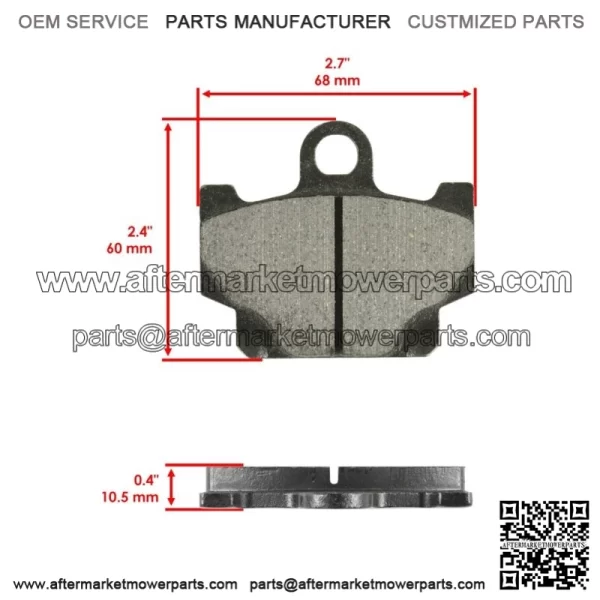 for Yamaha XS400R Seca 400R 1982 1983 Front Brake Pads & Rear Brake Shoes - Image 3