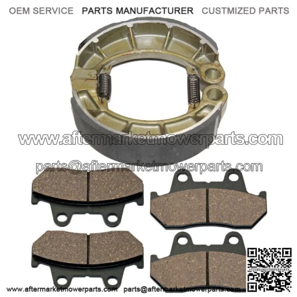 Front Brake Pads & Rear Brake Shoes for Honda VF700C 1984, VF700S 1984 1985