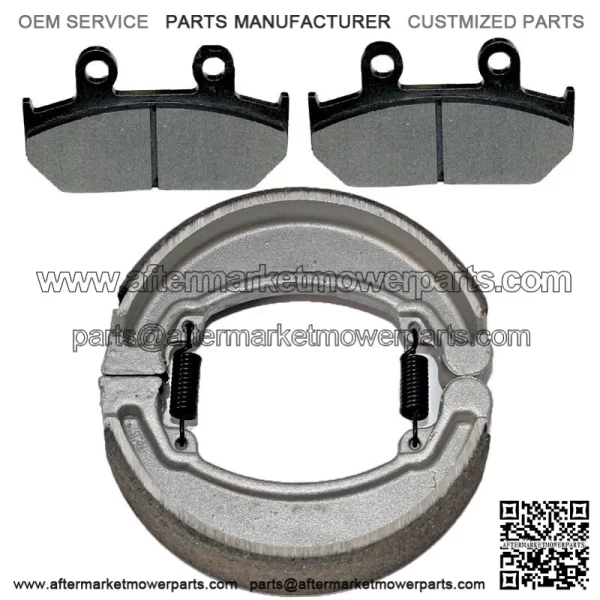 Front Brake Pads & Rear Brake Shoes for Honda  CM250 CD250U CM250cc 1982-85 1988