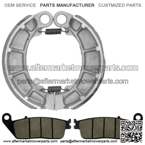 Front Brake Pads & Rear Brake Shoes for Honda VT600 Shadow 600 1993-2000