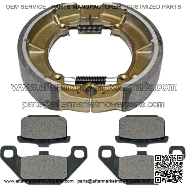 Front Brake Pads & Rear Brake Shoes for Kawasaki VN700 Vulcan 700 1985