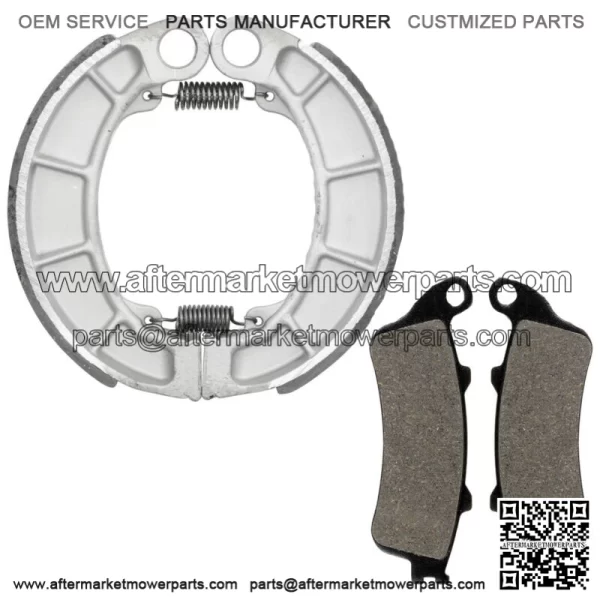 Front Brake Pads & Rear Brake Shoes for Honda Vt250C V-Twin Magna 250 1999-2007