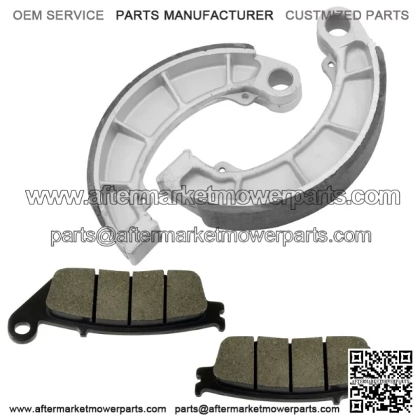 Front Brake Pads & Rear Brake Shoes for Honda Vt250C V-Twin Magna 250 1999-2007 - Image 4