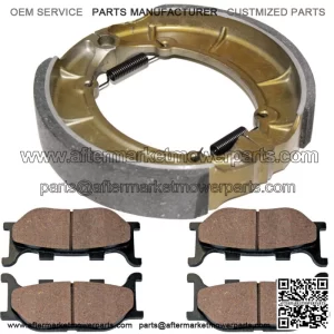 Front Brake Pads & Rear Shoes for Yamaha XV1100 Virago 1100 1999