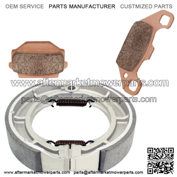 for Suzuki GSX400 GSX400E GSX400E GSX400L 1982 1983 Front Rear Brake Pads Shoes