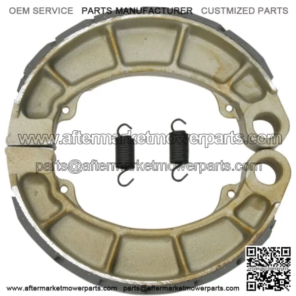 Grooved Brake Shoes Rear for HONDA TRX420FM FourTrax Rancher 4x4 ES 2007-2015 (For: Honda FourTrax Foreman 400)