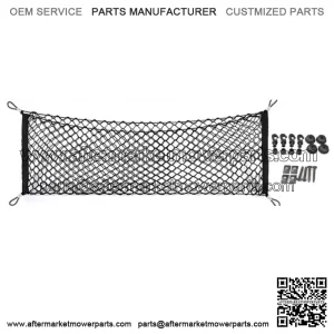 4Hook 110*40cm CARGO NET Car Accessory Trunk Parts Nylon Elastic Mesh Organizer (For: Ford F-150)