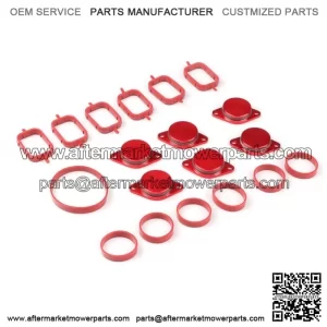BMW Diesel Engine Eddy Swirl Flap Repair Kit 33MM 6PCS with Leather Ring #Blue