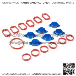 BMW Diesel Engine Eddy Swirl Flap Repair Kit 33MM 6PCS with Leather Ring #Red