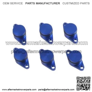 BMW Diesel Engine Eddy Swirl Flap Repair Kit 22MM 6PCS Without Leather Ring #Blue