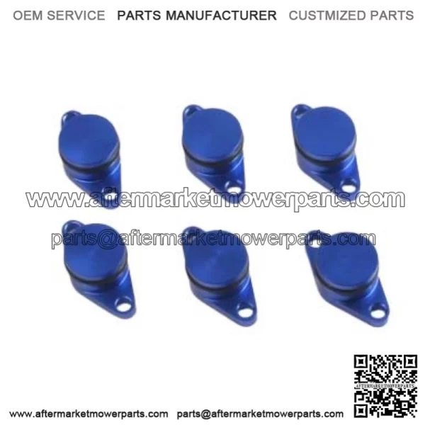 BMW Diesel Engine Eddy Swirl Flap Repair Kit 22MM 6PCS Without Leather Ring #Blue