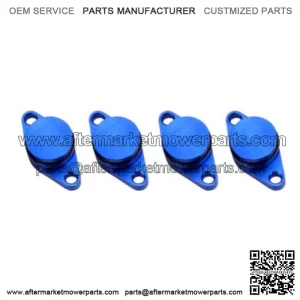 BMW Diesel Engine Eddy Swirl Flap Repair Kit 22MM 4PCS Without Leather Ring #Blue