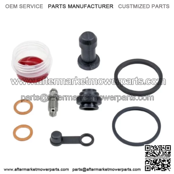 Brake Caliper Repair Seal Kit for 1998-2001 Yamaha YFM600F GRIZZLY Front - Image 2