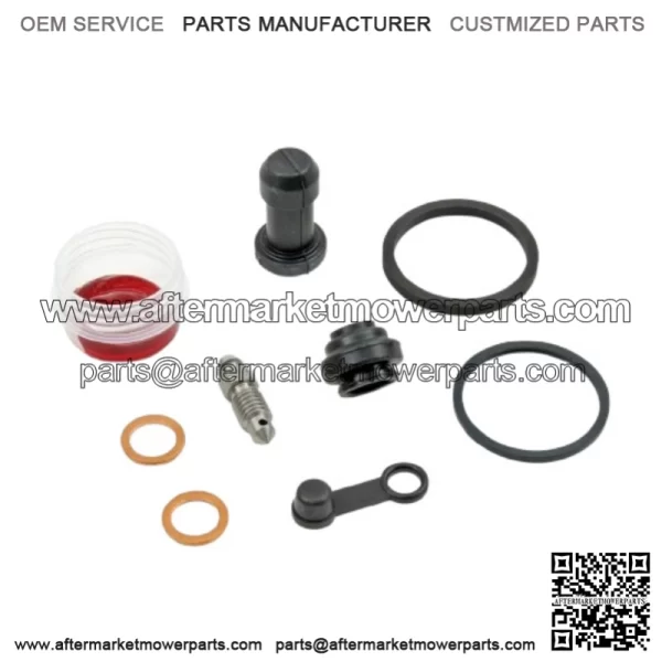 Brake Caliper Repair Seal Kit for 1998-2001 Yamaha YFM600F GRIZZLY Front - Image 3